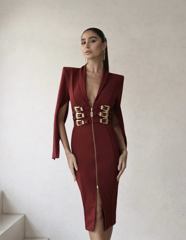 Vestido Elliot Cereja - Image 2