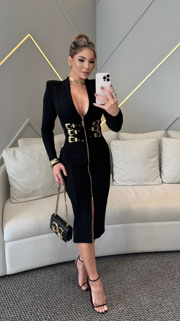 Vestido Elliot Preto