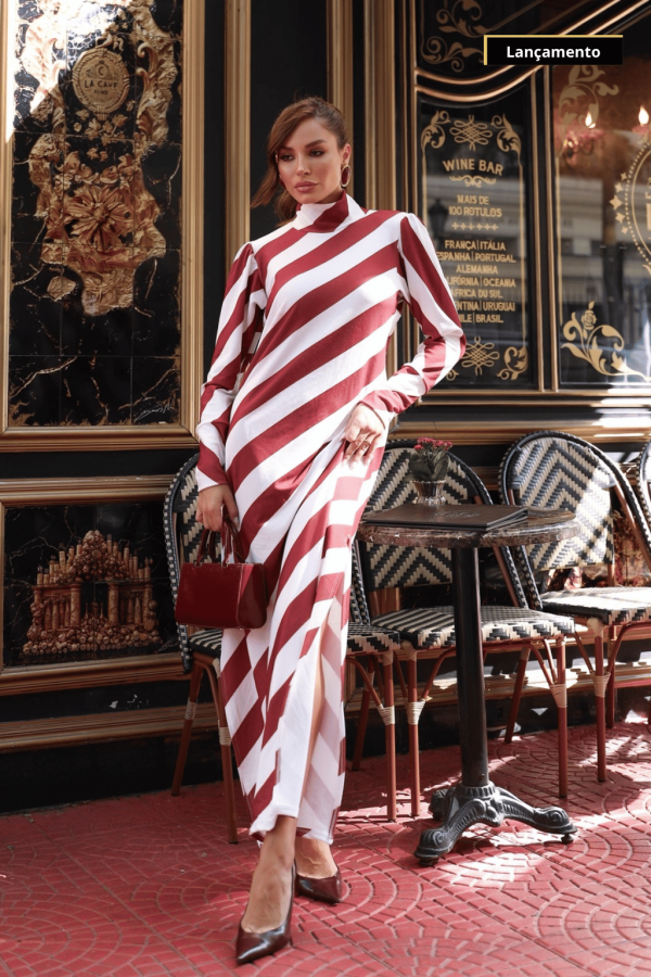 Vestido Roma Zayra Marsala - Imagem 2