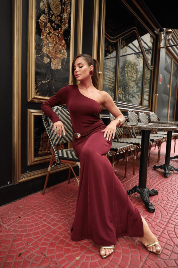 Vestido Lea Zayra Cereja - Imagem 3
