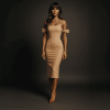 Vestido Midi Manga Bufante - Imagem 5