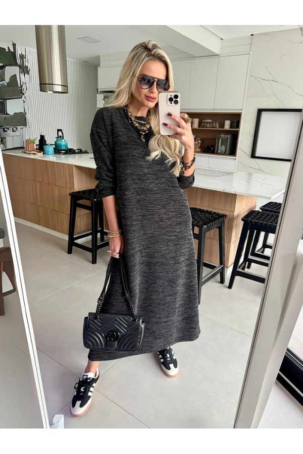 Vestido Super Midi Tricot
