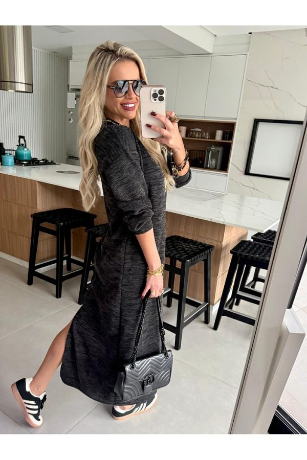 Vestido Super Midi Tricot - Imagem 2