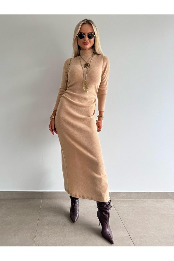 Vestido Tricot Drapeado - Imagem 5