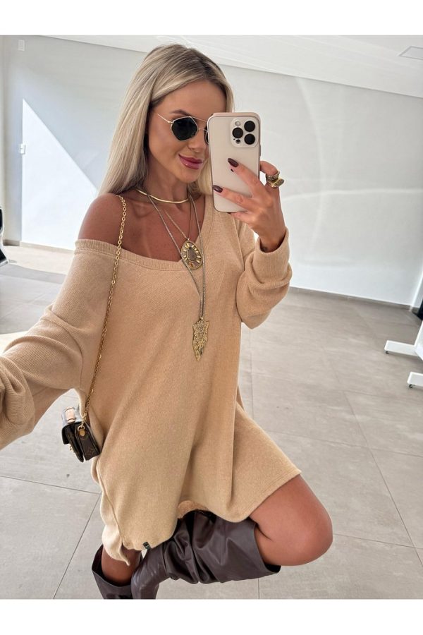 Vestido Tricot Amplo - Imagem 7