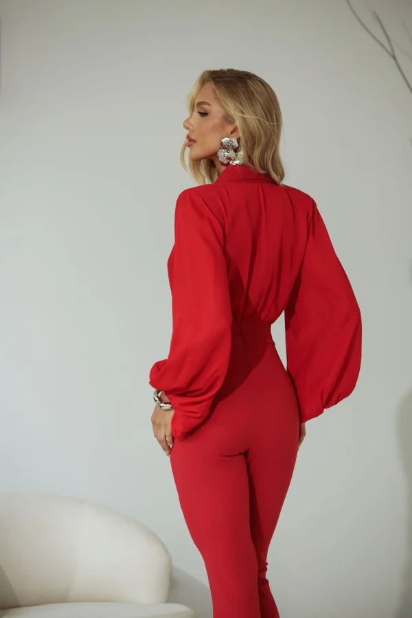 Macacão Corset Annie Vermelho - Imagem 3