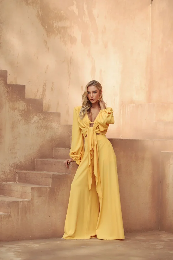 Conjunto Nivy Amarelo