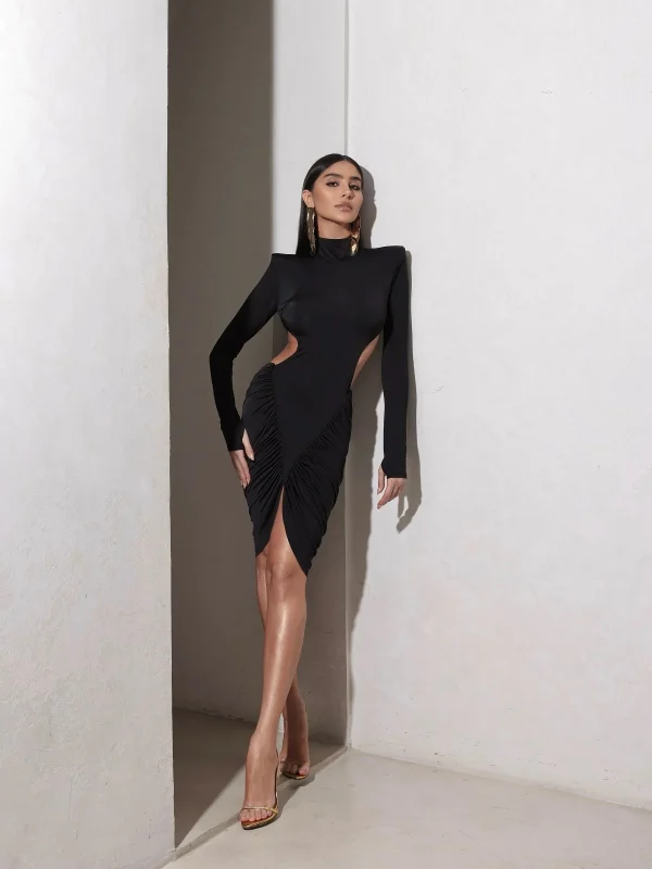 Vestido Midi Yume Preto - Imagem 2