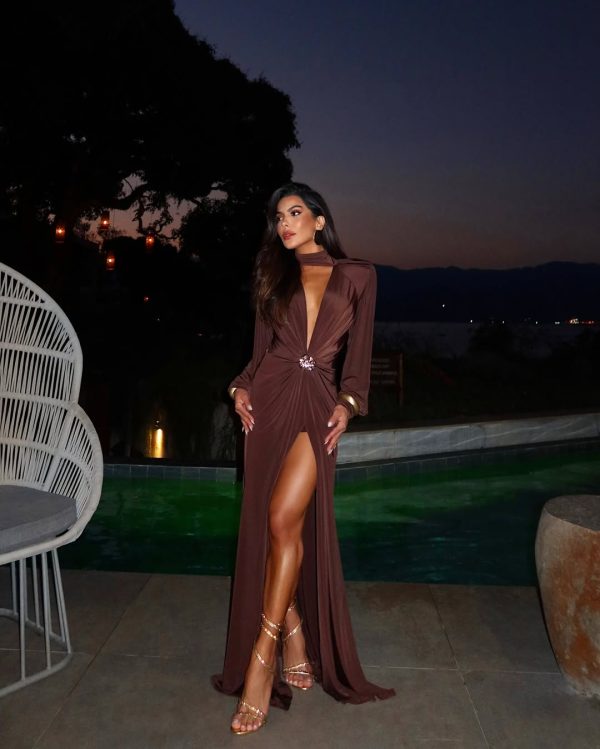 Vestido Atena Marrom - Imagem 5