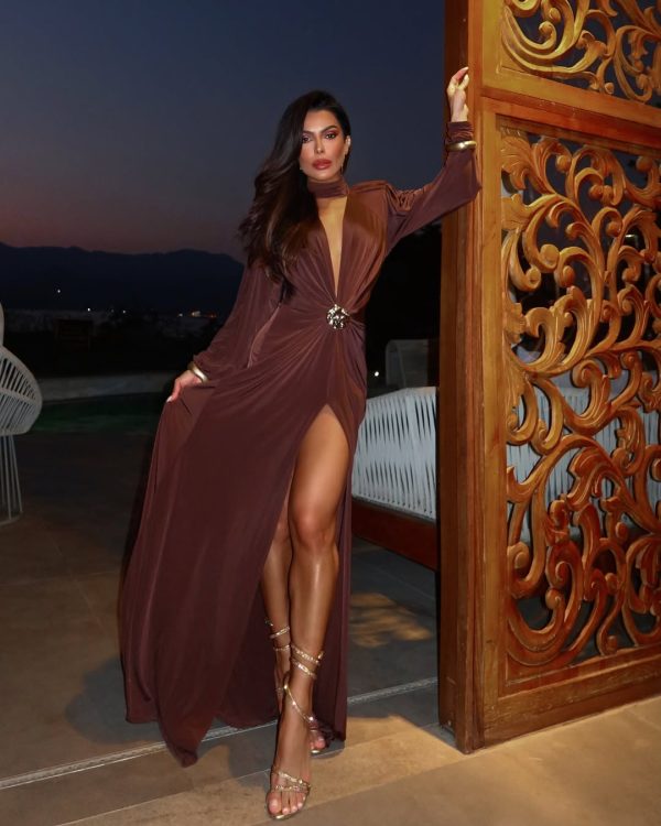 Vestido Atena Marrom - Imagem 9