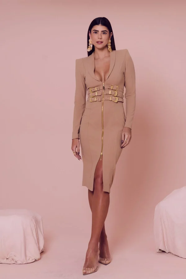 Vestido Elliot Nude - Imagem 3
