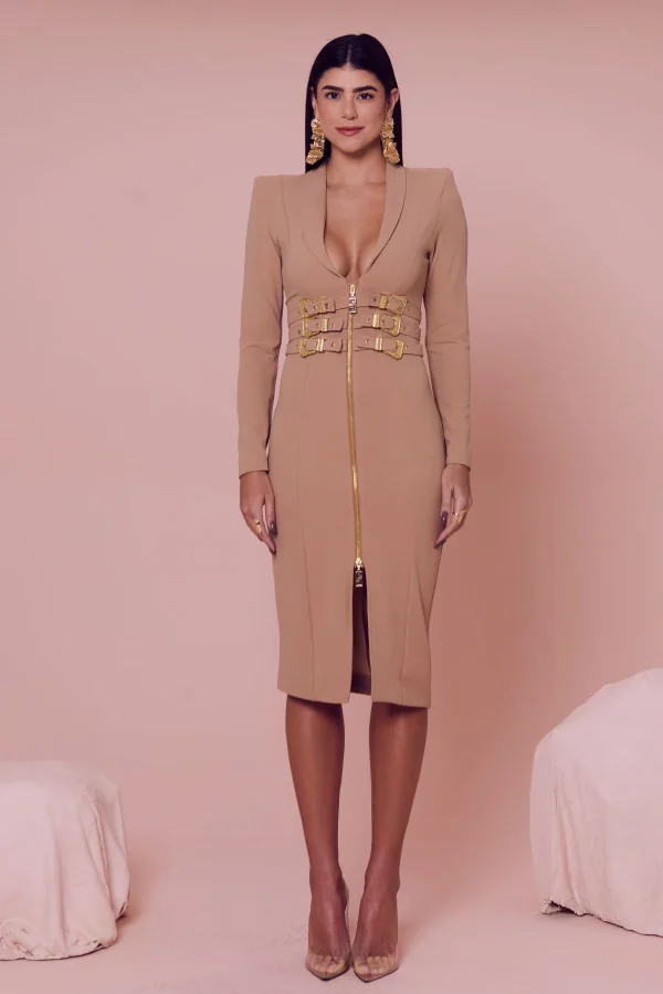 Vestido Elliot Nude - Imagem 4