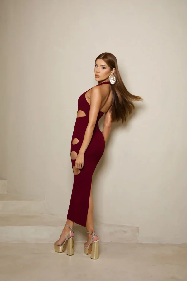 Vestido Katren Marsala - Imagem 3