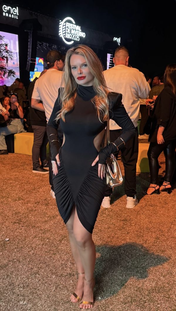 Vestido Midi Yume Preto - Imagem 3