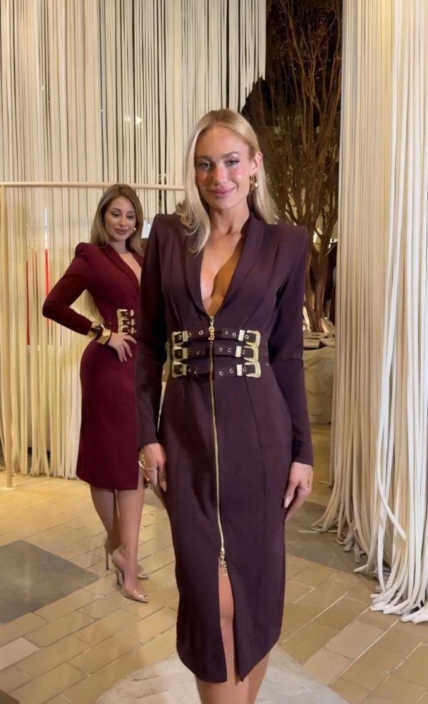 Vestido Elliot Marrom - Imagem 3