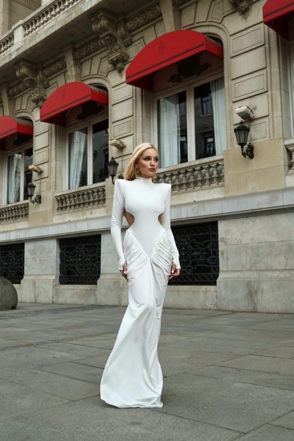 Vestido Longo Yume Off White - Imagem 5