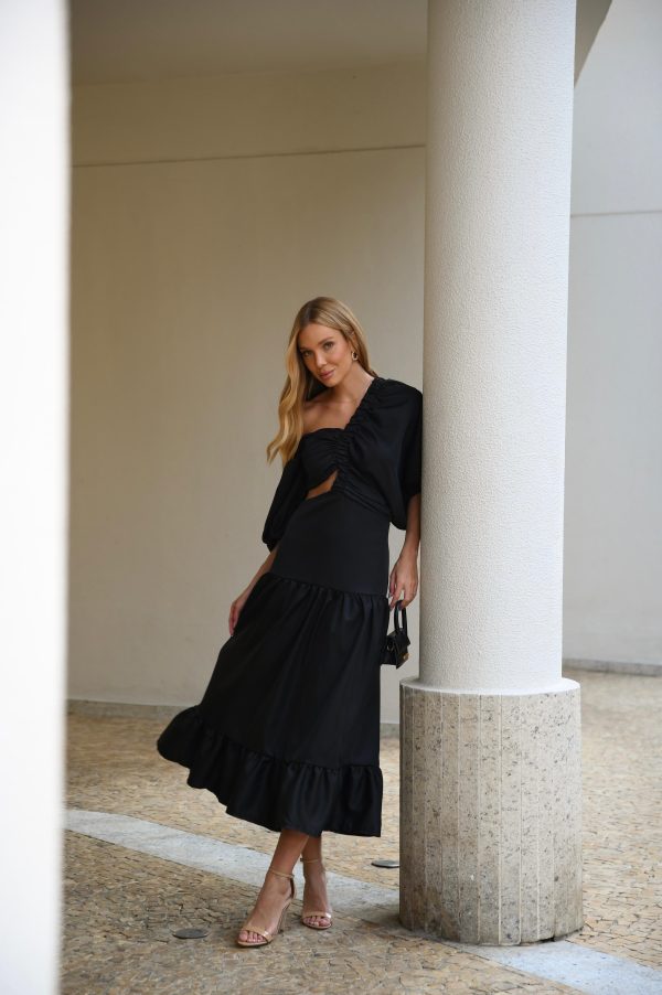 Vestido Midi Mystic Preto - Imagem 2
