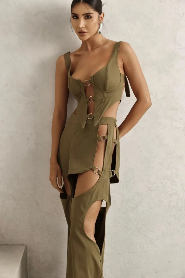 Corset Zaid Verde Musgo