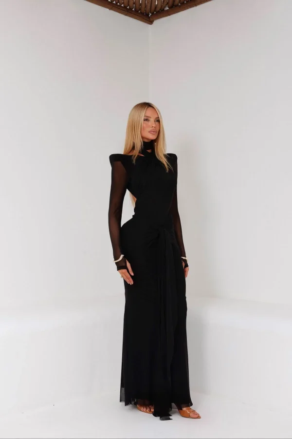 Vestido Longo Phillipe Preto