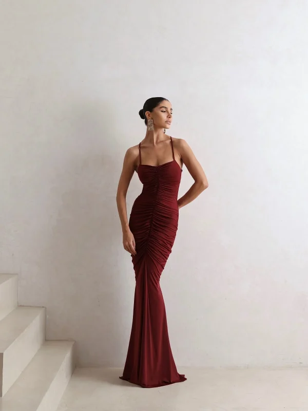 Vestido Longo Inay Marsala - Imagem 2