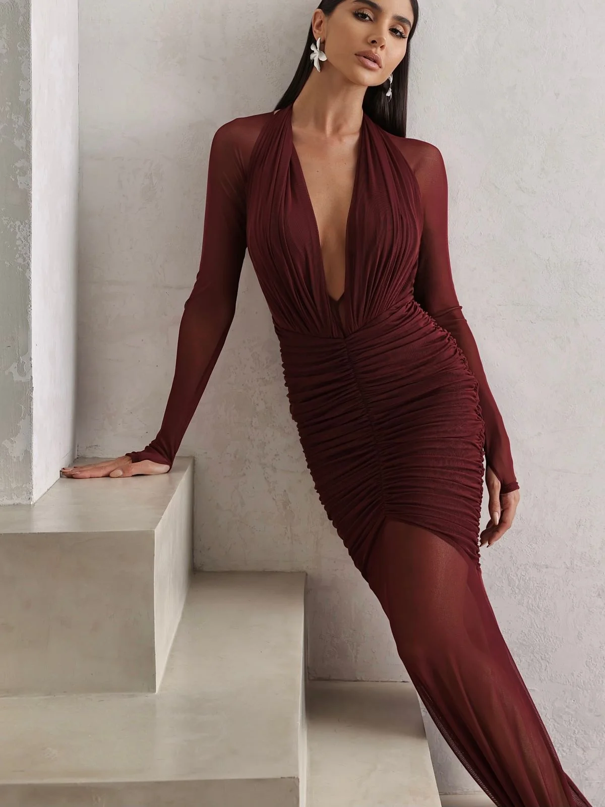 Vestido Thyla Marsala - Imagem 2
