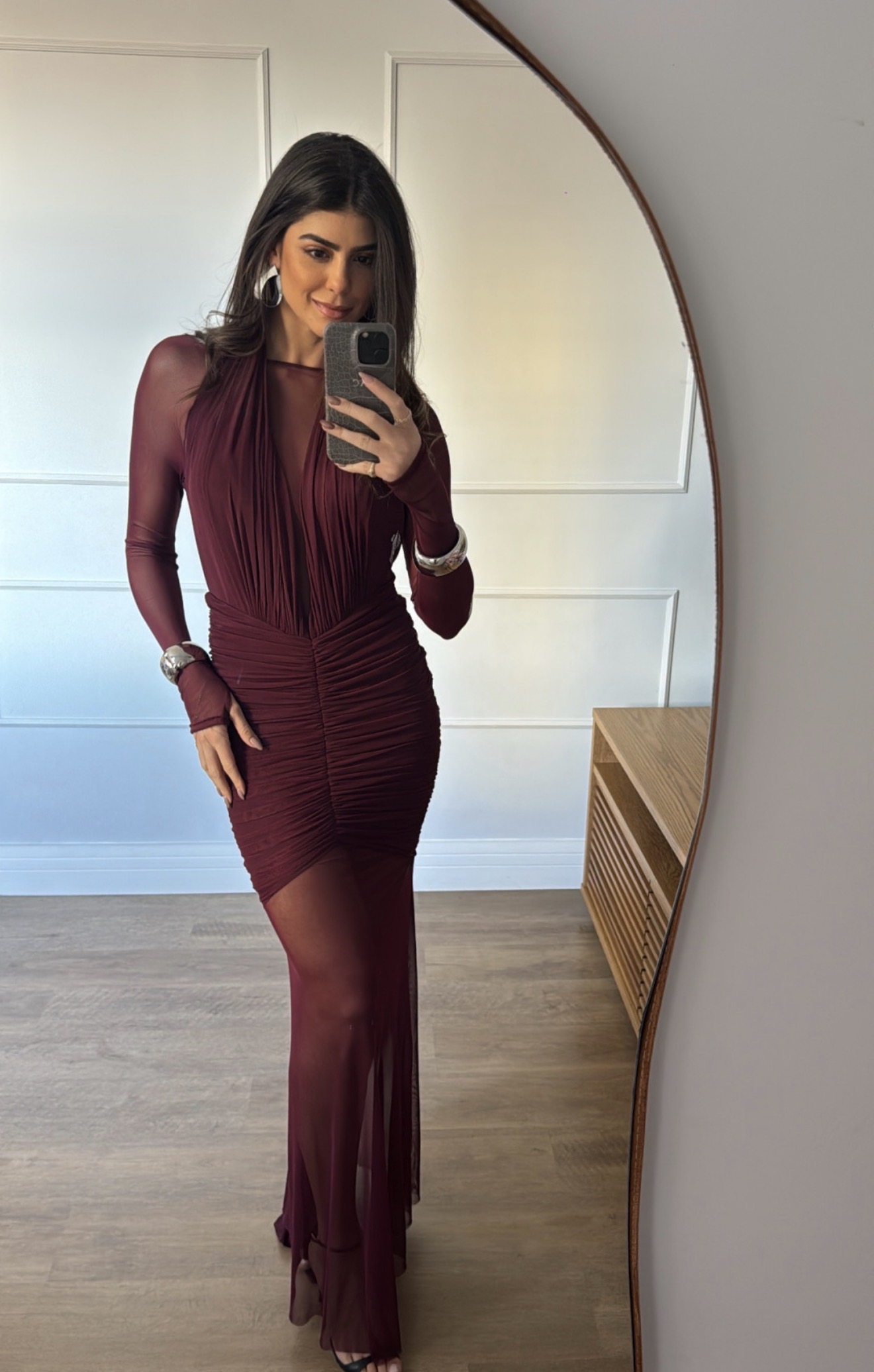 Vestido Thyla Marsala - Imagem 3