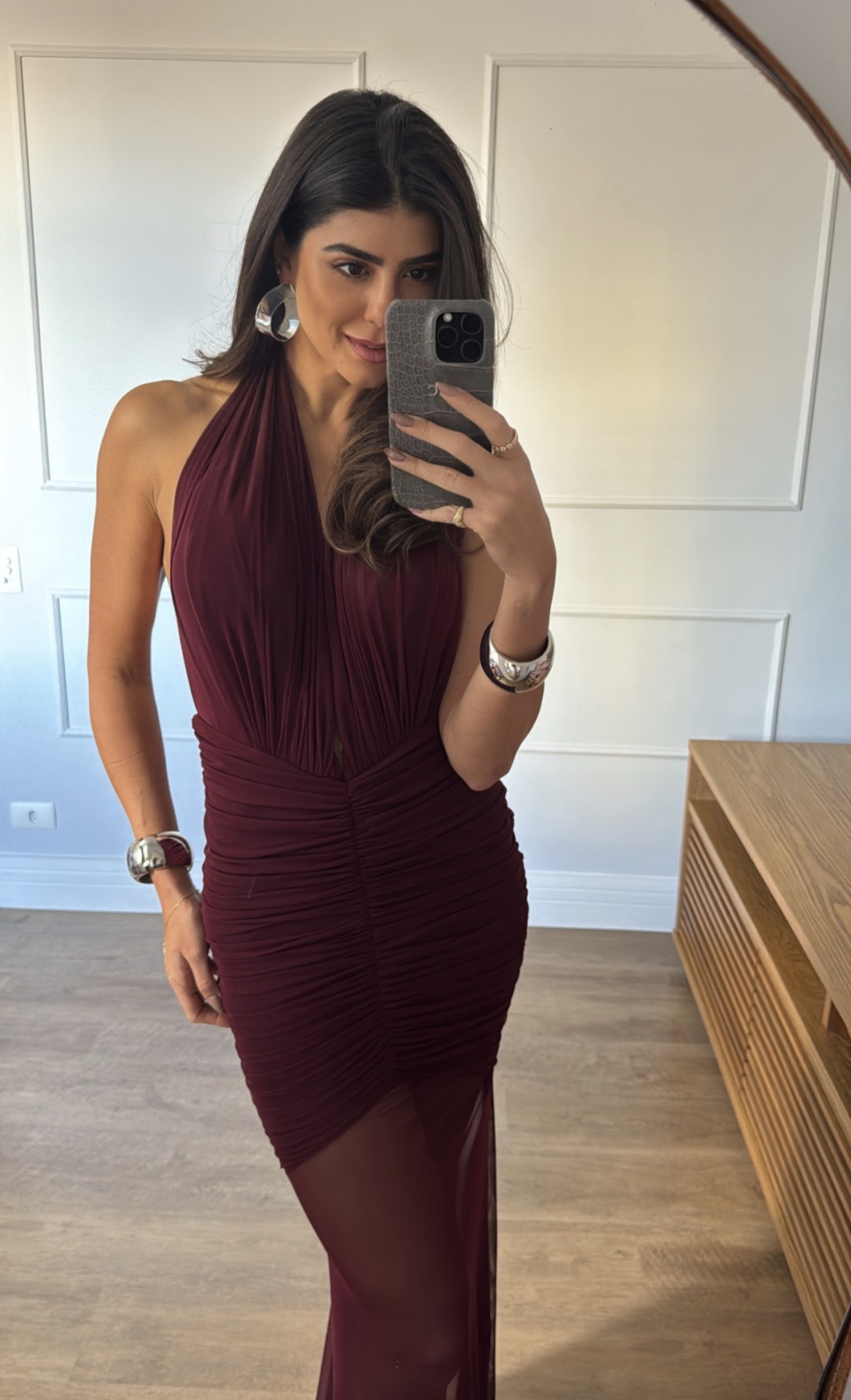 Vestido Thyla Marsala - Imagem 5