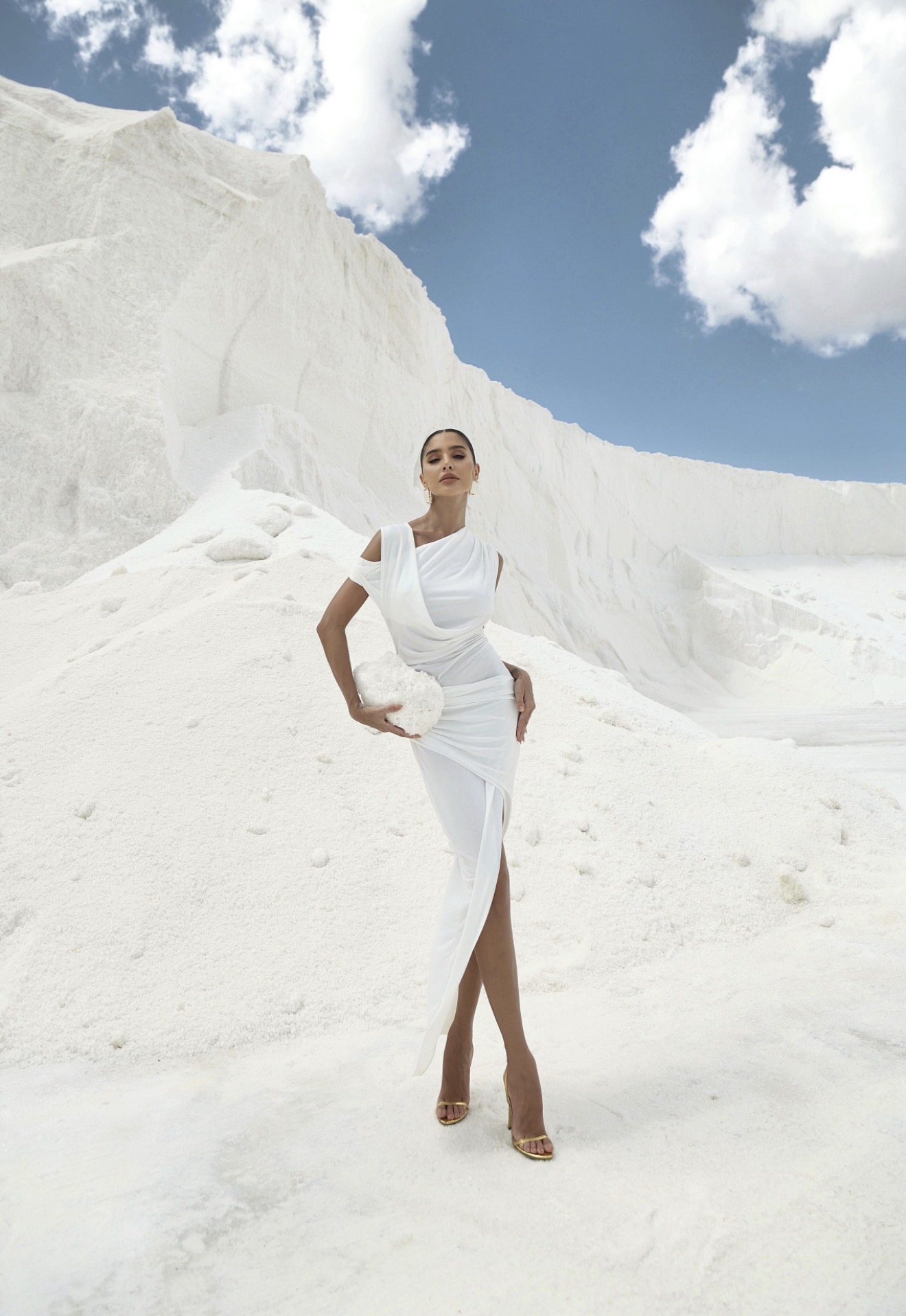 Vestido Cameron Midi Branco