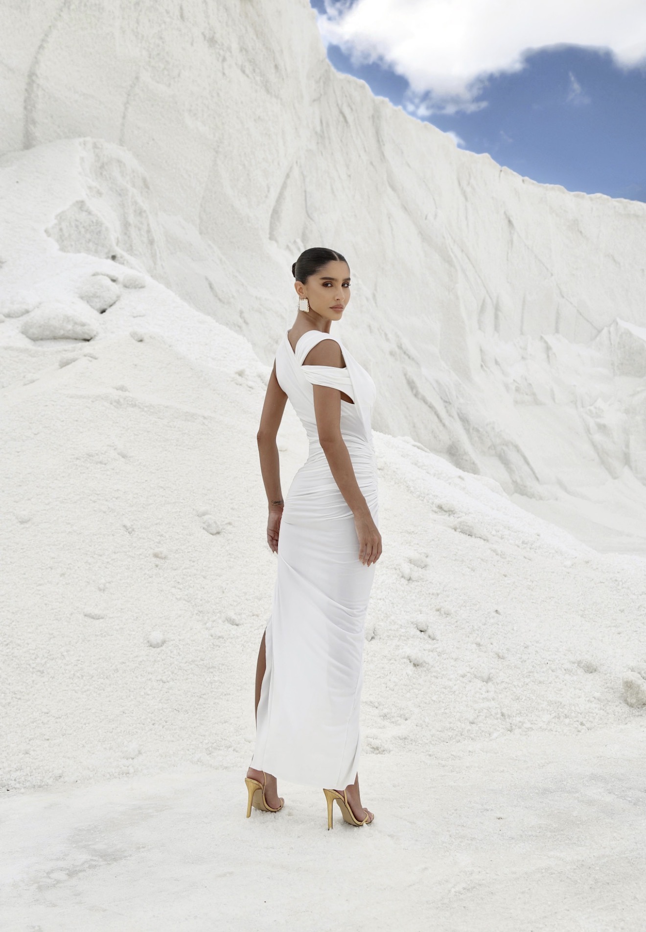 Vestido Cameron Midi Branco - Imagem 5