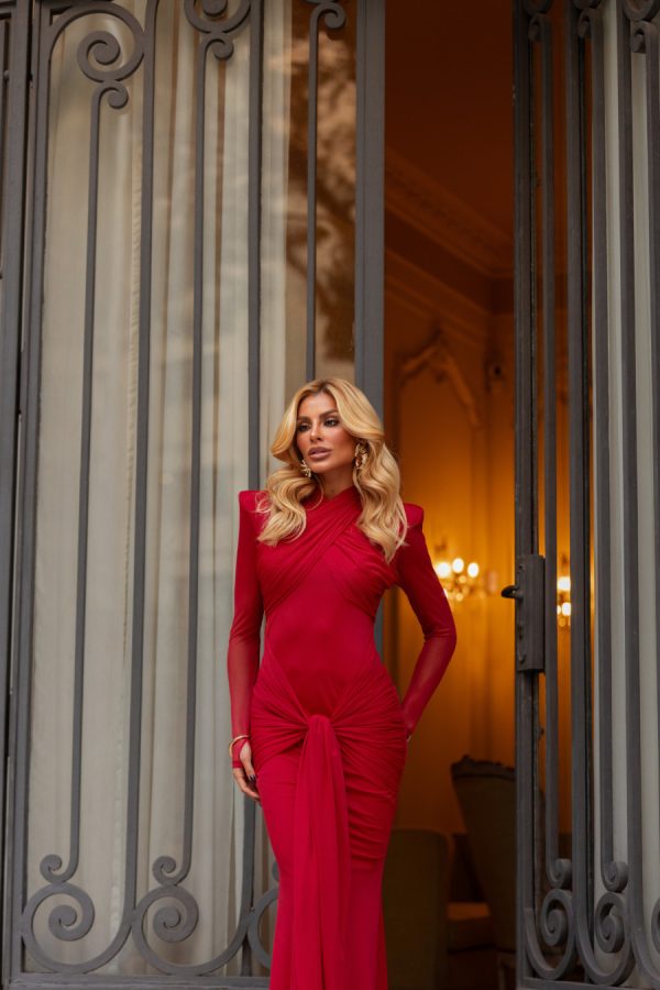 Vestido Longo Phillipe Vermelho - Imagem 5