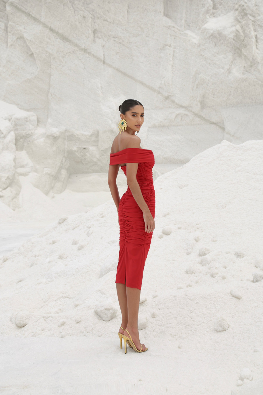 Vestido Ammit Vermelho - Imagem 5