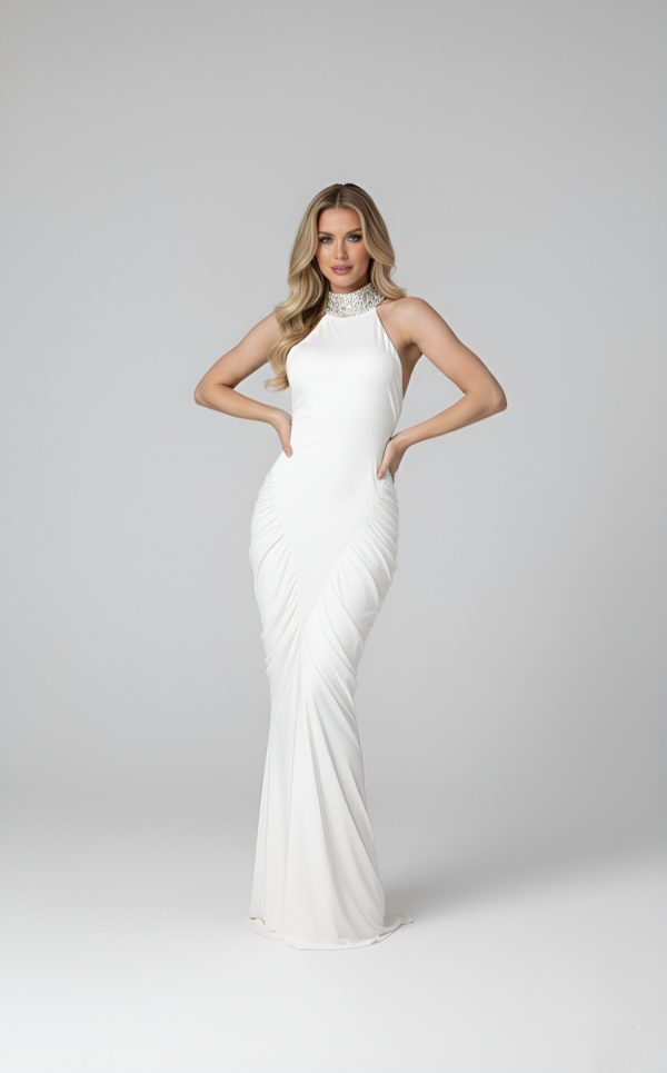 Vestido Longo Nik Branco - Imagem 4