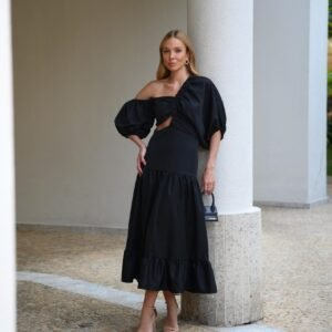 Vestido Midi Mystic Preto