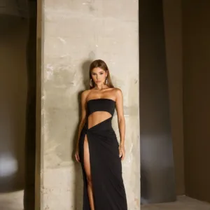 Vestido Longo Lua Preto