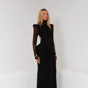Vestido Longo Phillipe Preto
