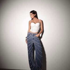 Calça Jeans Wide Leg Celebration