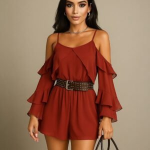 Macaquinho Babado Boss