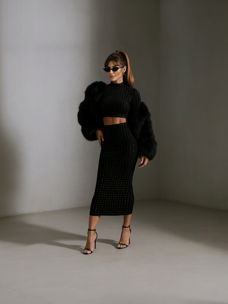 Conjunto Tule Future Soul Preto