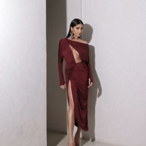 Vestido Midi Arrais Cereja