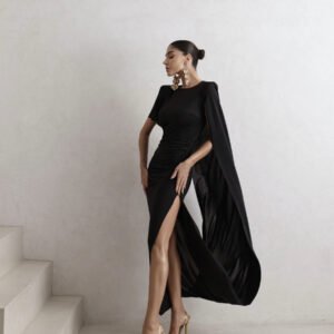 Vestido Capa Ansel Preto