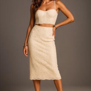 Conjunto Renda Guipir Vanilla