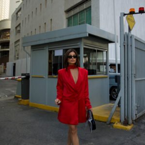 Vestido Blazer Celebration Vermelho