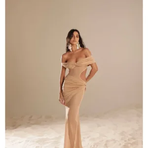 Vestido Longo Yris Nude