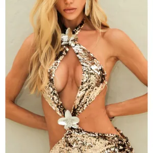 Vestido Sheron Dourado