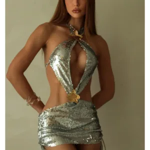 Vestido Sheron Prata