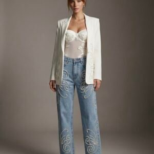 Calça Jeans Pérolas Noblesse