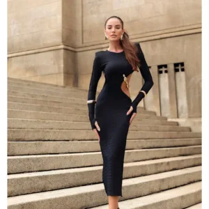 Vestido Kehlani Preto