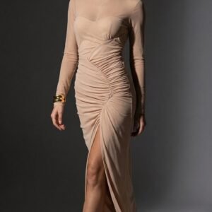 Vestido ML Longo Noblessed Nude