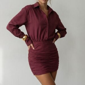 Vestido Amanda Finesse Marsala