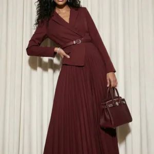 Vestido Cássia Finesse Marsala